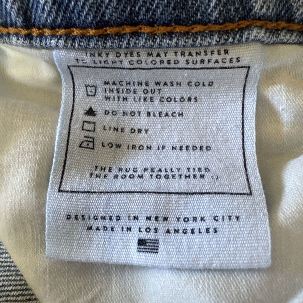 AYR‎ The Knockout Barrel Leg Jeans Size 32 High Rise Made in LA - Picture 6 of 12